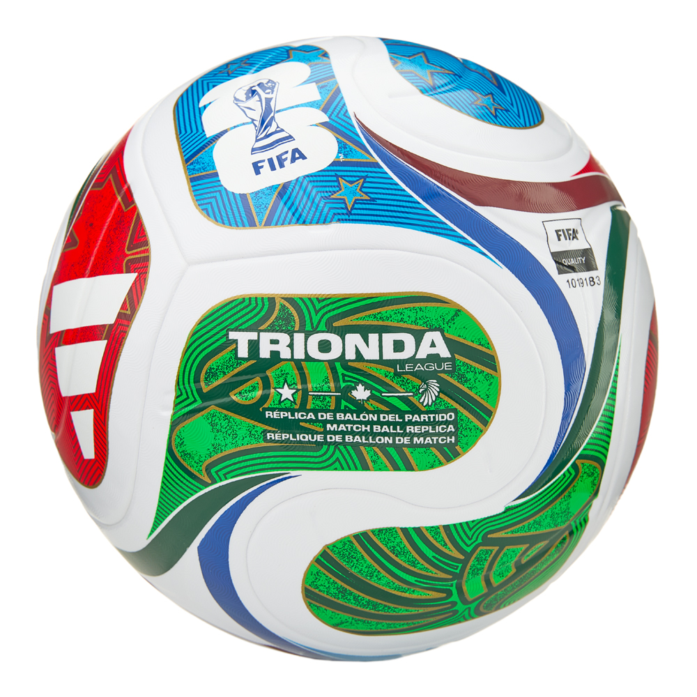 Мяч футбольный ADIDAS WC26 Trionda League BOX JD8045, размер 5, FIFA Quality, Размер 5