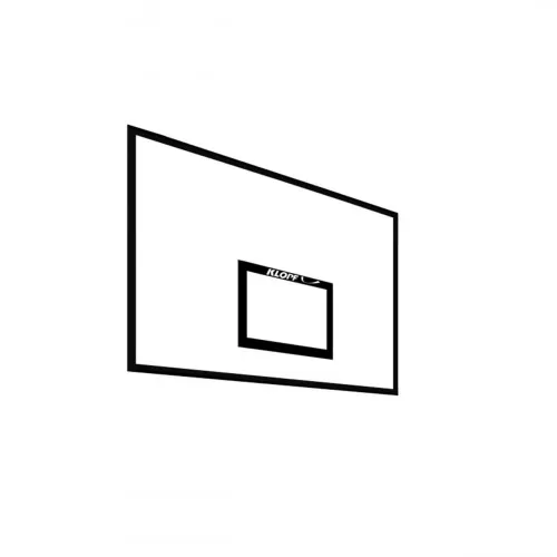 Щит баскетбольный игровой 1800х1050 фанера 18мм на раме