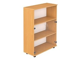 Шкаф 3-уровневый полуоткрытый со стеклом ШКФ3.20