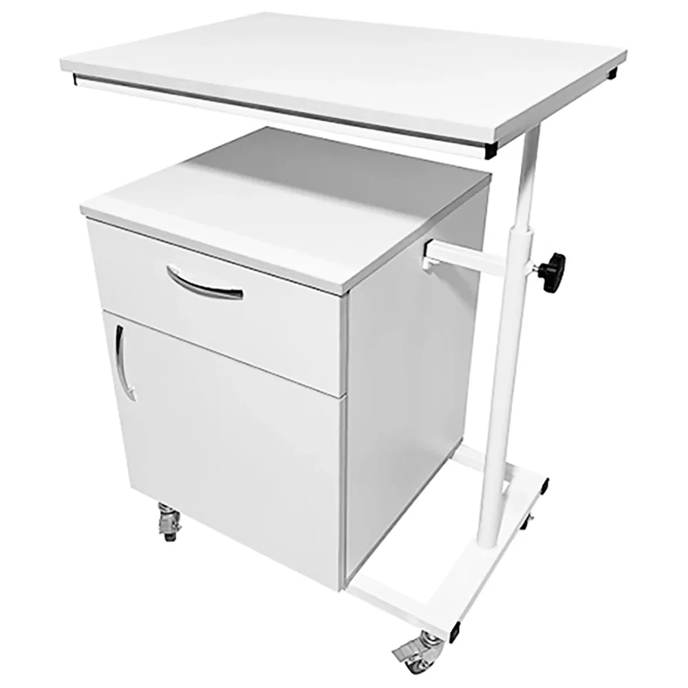 Тумба медицинская MD ТМ 13.04 с поворотным столиком (белый)