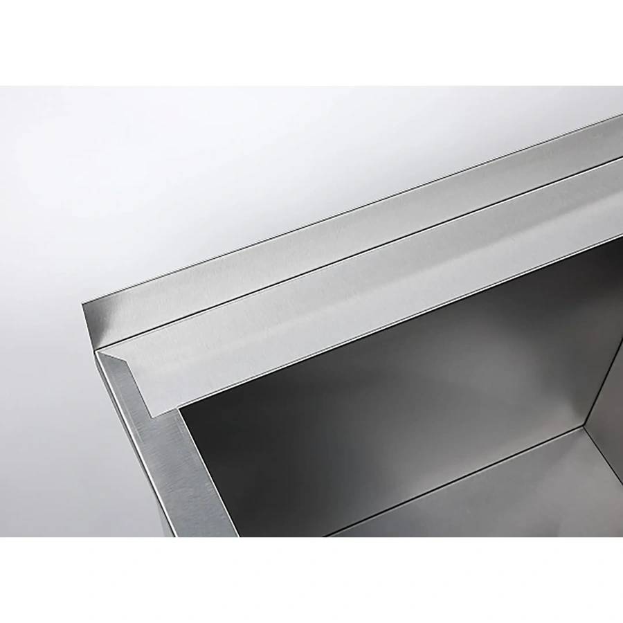 Ванна моечная двухсекционная с бортом ВМС-2/5-Б-ЭК