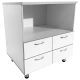Тумба медицинская для аппаратуры MD ТМ 13.21 (белый)