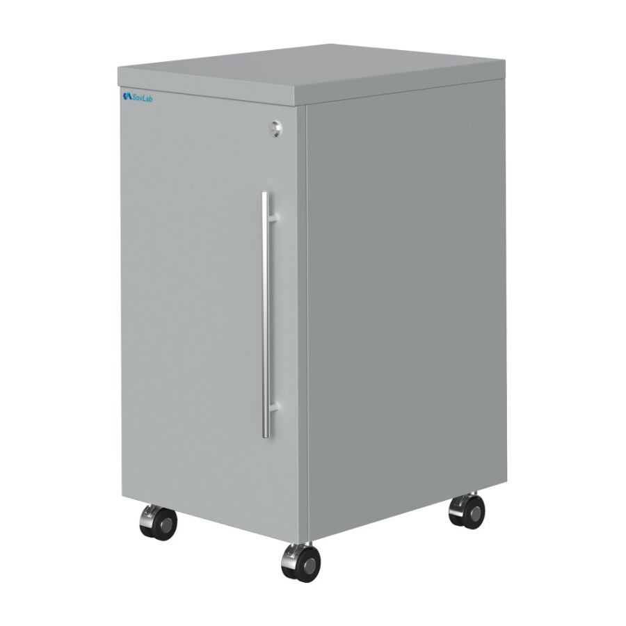 Тумба подкатная высокая с дверью Mod. 400-ТДМв левая