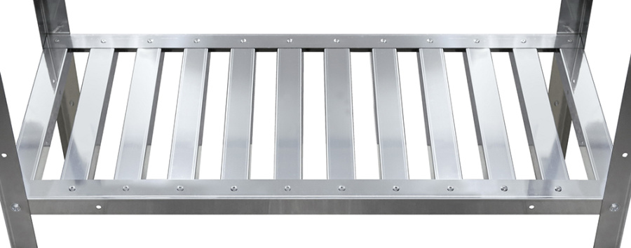Стеллаж кухонный с решетчатыми полками Luxstahl СРРП-1800*800*300