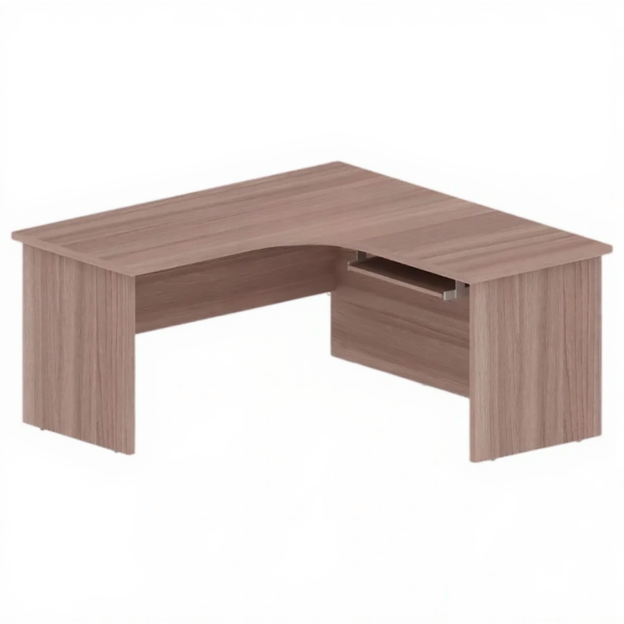 Стол письменный угловой ОФ-СТ-184, Ясень Шимо Темный