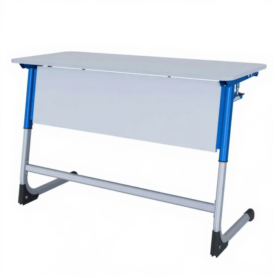 Парта 2М Smart с полкой (ЛДСП)