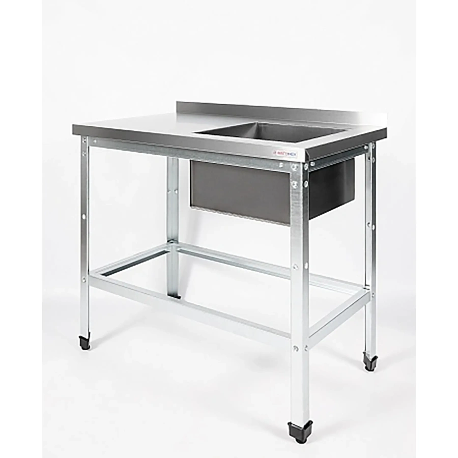 Ванна моечная с рабочей поверхностью с бортом ВМСР/1-10/6-БПО-ЭЦ