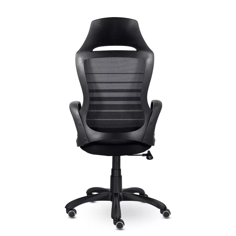 Кресло СН-709 Тесла черный пластик TG Ср