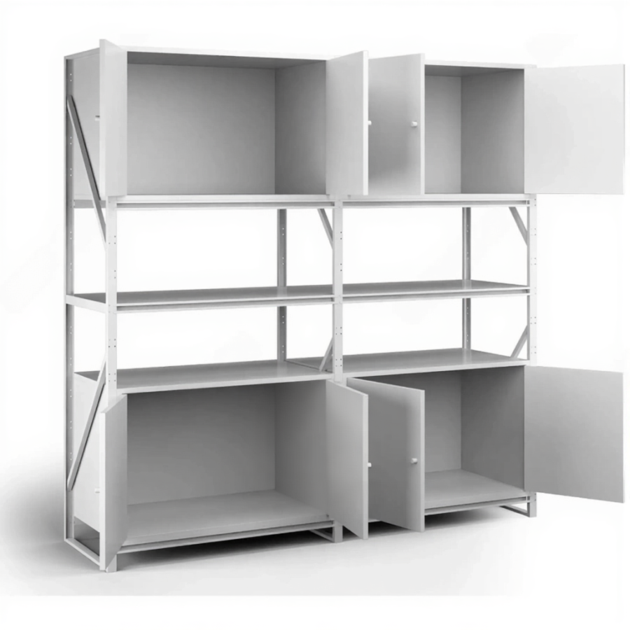 Стеллаж с антресолями хозяйственный 3000х3000х800