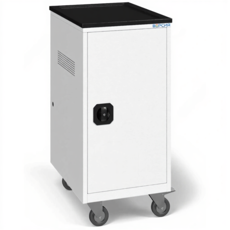 Тележка для хранения и зарядки 14 ноутбуков (15,6 дюймов) с электросхемой