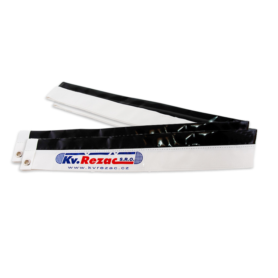 Карманы для антенн KV.REZAC для сеток пляжного волейбола, на липучках, пара, Цвет Белый